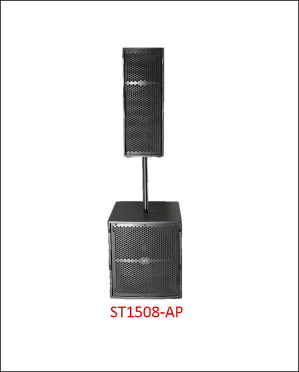 Line array 2 vie Sub da 15 Pollici- satellite 2x8 pollici 1600W rms dB spl 136 Max  MOD: ST1508-AP