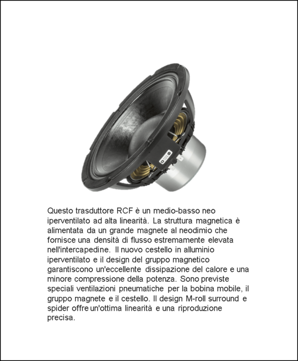 Diffusore attivo B. amplificato da 10 pollici 800W rms dB spl 130 MOD: ZS10-800A - immagine 5