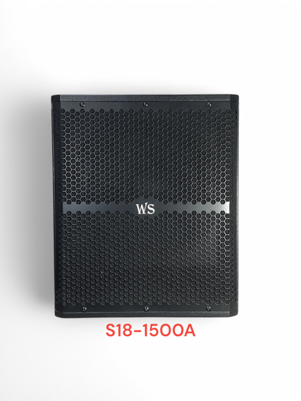 Subwoofer attivo da 18 pollici  1500W rms -dB spl Max 136 MOD: S18-1500A