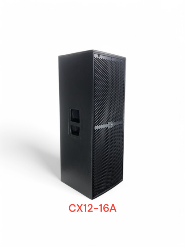 Diffusore attivo 3 vie ad alta potenza- 2x12 Pollici 1500W rms dB spl 138 Max  MOD: CX12-16A